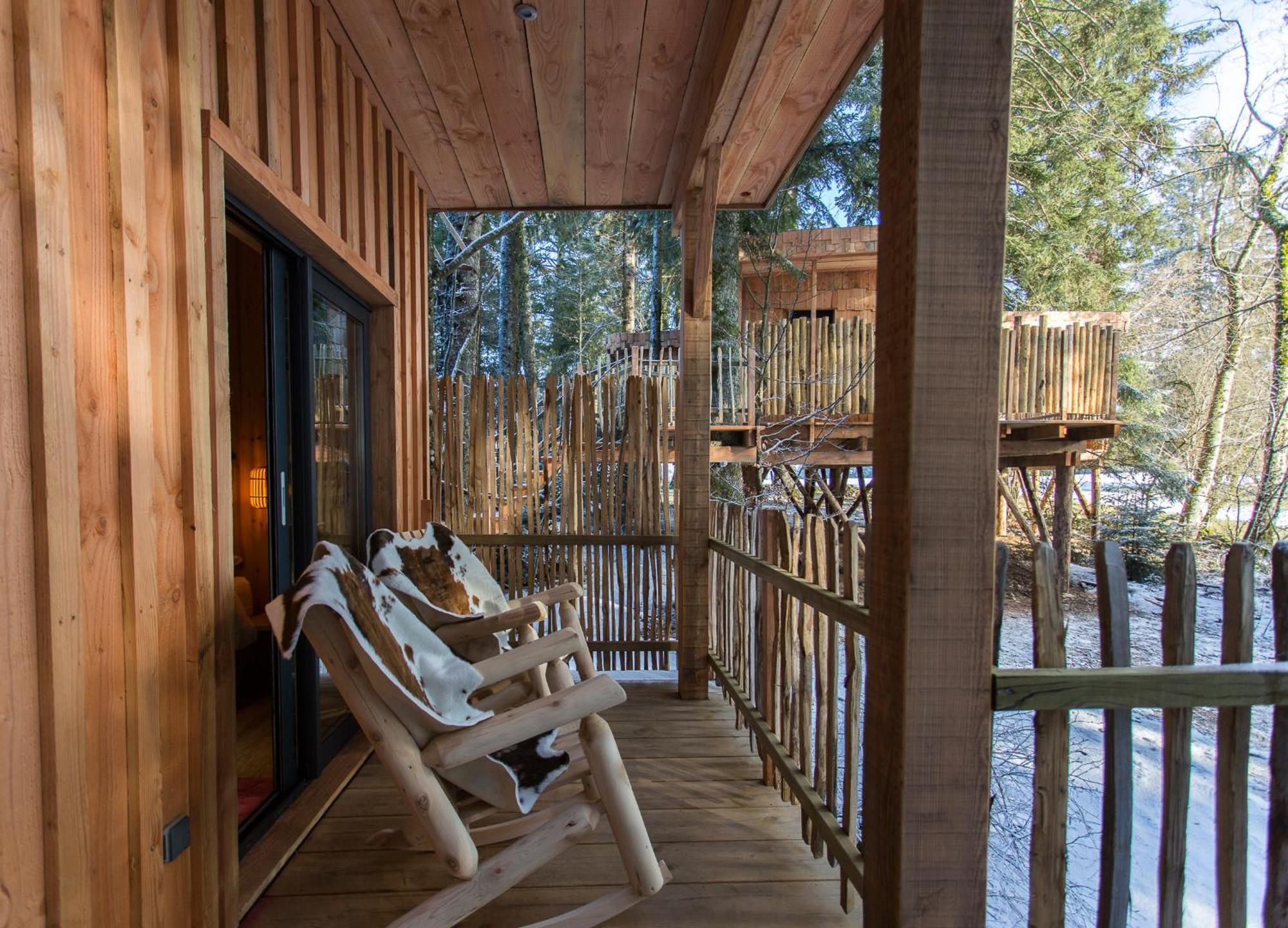 Domaine De L'Authentique Cabanes Dans Les Arbres Fournet-Blancheroche 部屋 写真